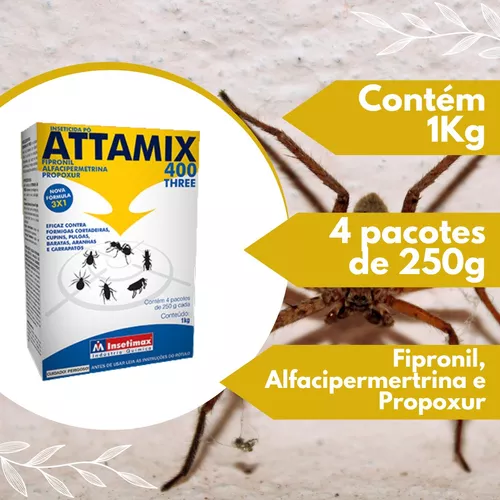 Formicida PO Attamix 400p de 1 kg - Solução Eficaz contra Formigas