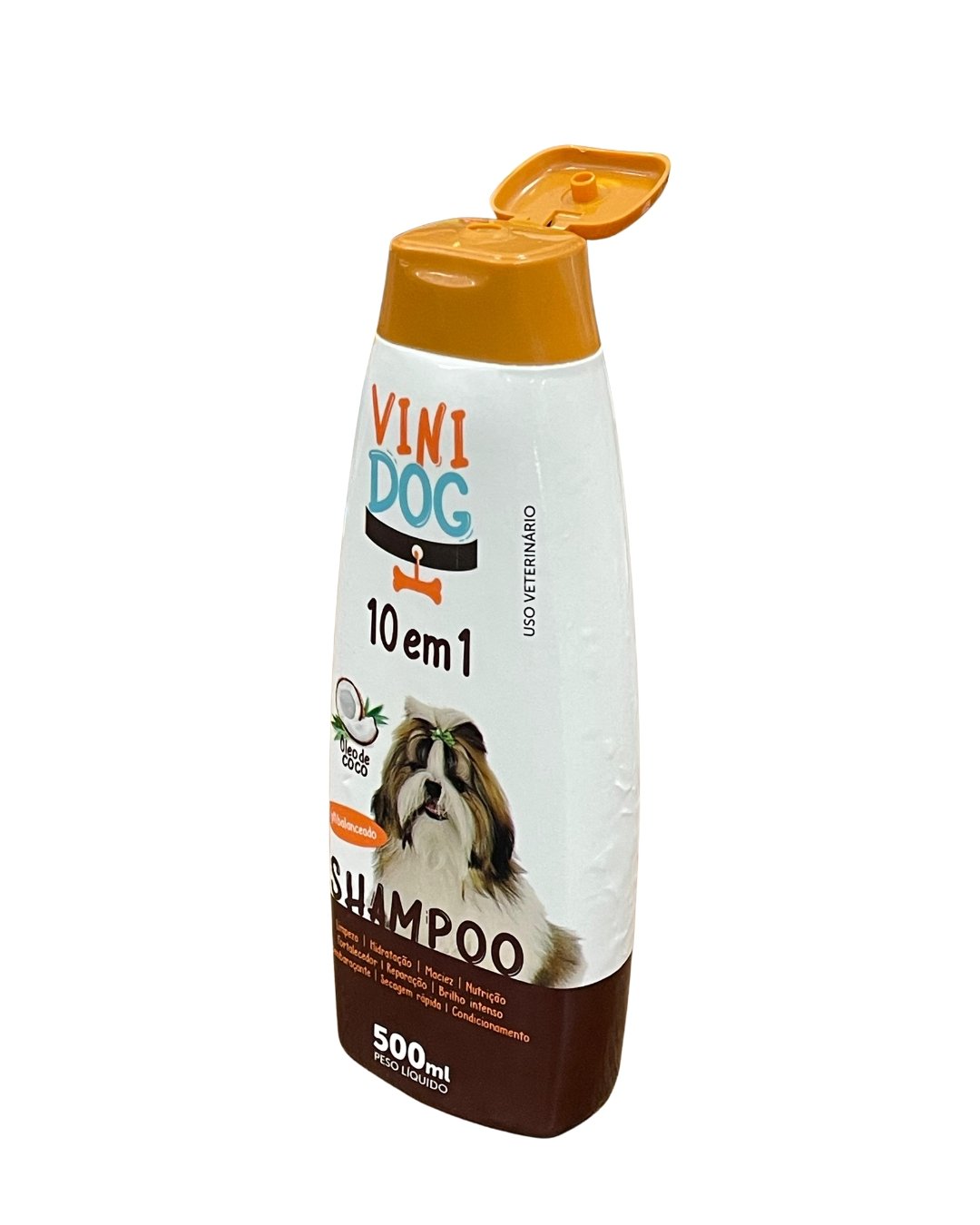 Shampoo Vini Dog 10x1 500ml - Limpeza e Cuidado Completo para seu