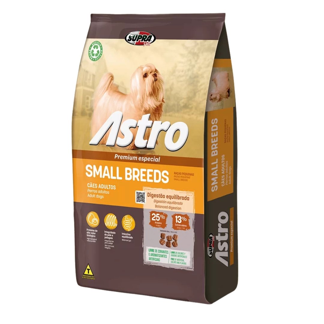 Ração Astro Small Breeds 14 kg - Nutrição Especializada para Cães